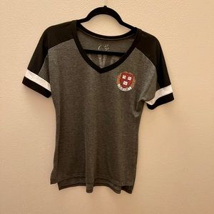 Harvard v-neck t-shirt